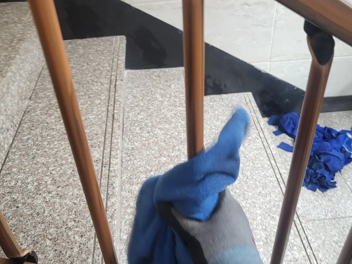 동래구 수안동 빌라 난간·손잡이 위생청소 사례 - 행진크린